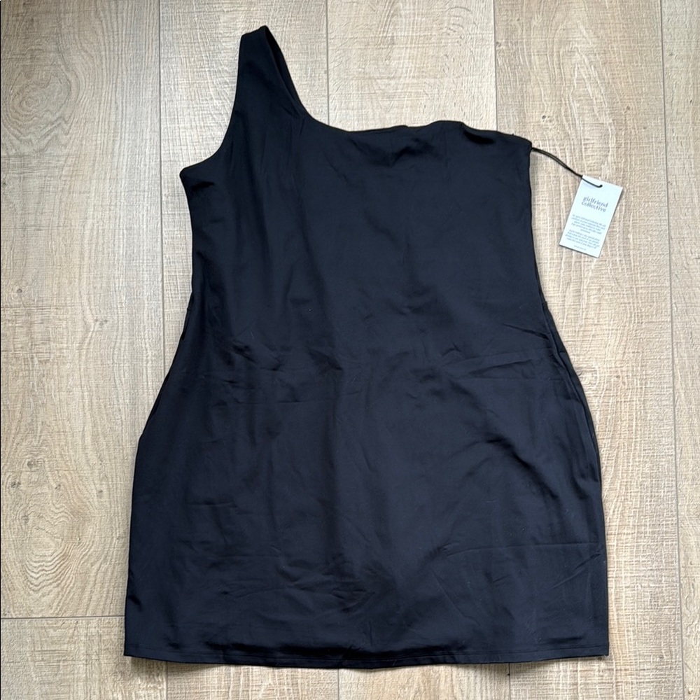 Bianca One-Shoulder Dress by girlfriend collective